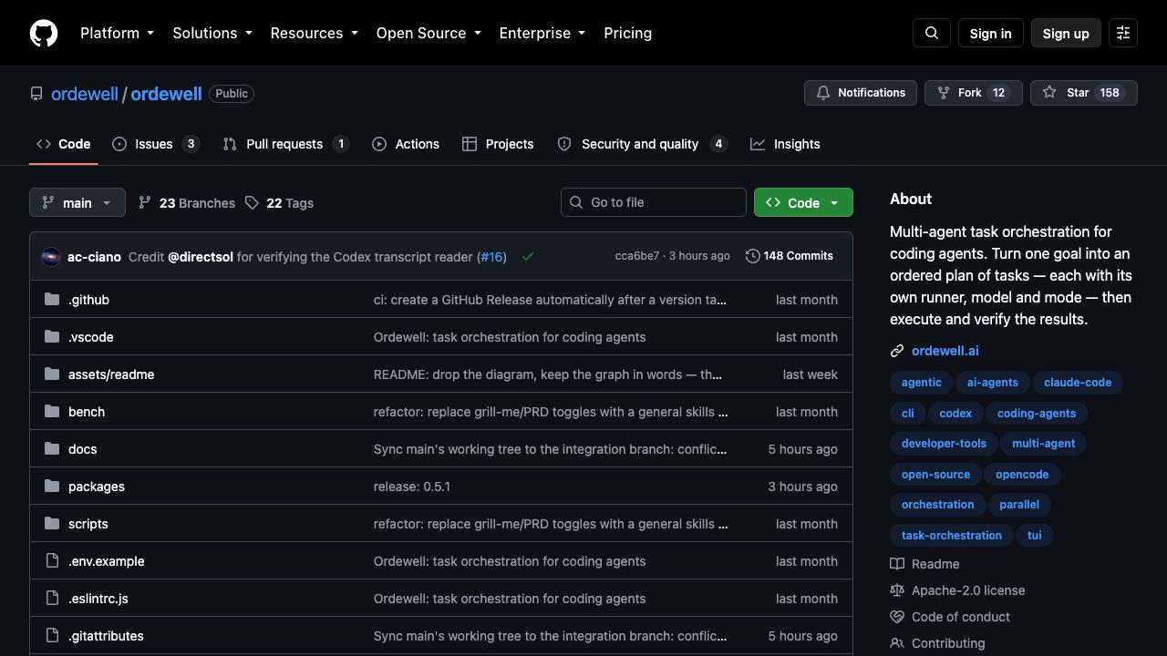 Ordewell GitHub 저장소