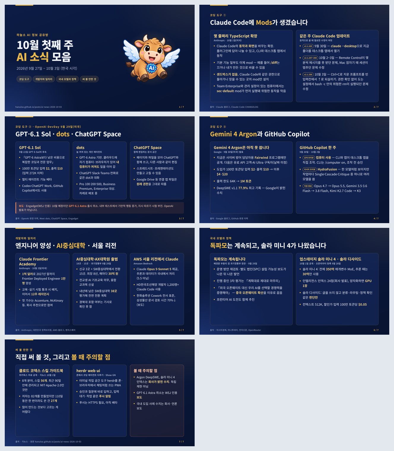 요청문만으로 만든 웹 슬라이드 7장